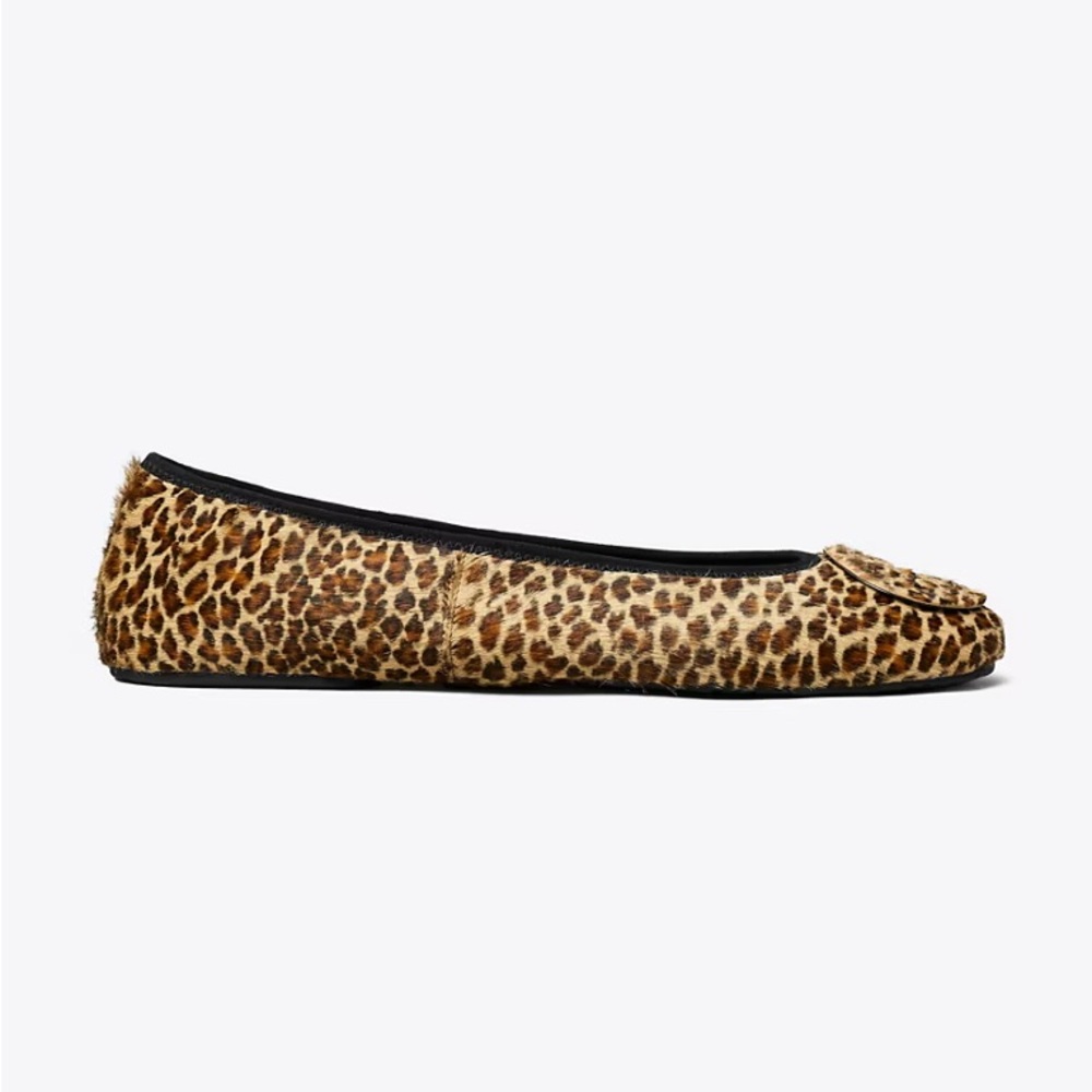 Tory Burch Reva Leopard Print Ballet Flats - Picture 5 of 7